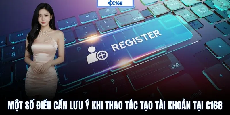 Lưu ý quan trọng để đăng ký C168 thành công